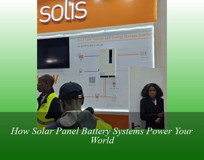 How Solar Panel Battery Systems Power Your World